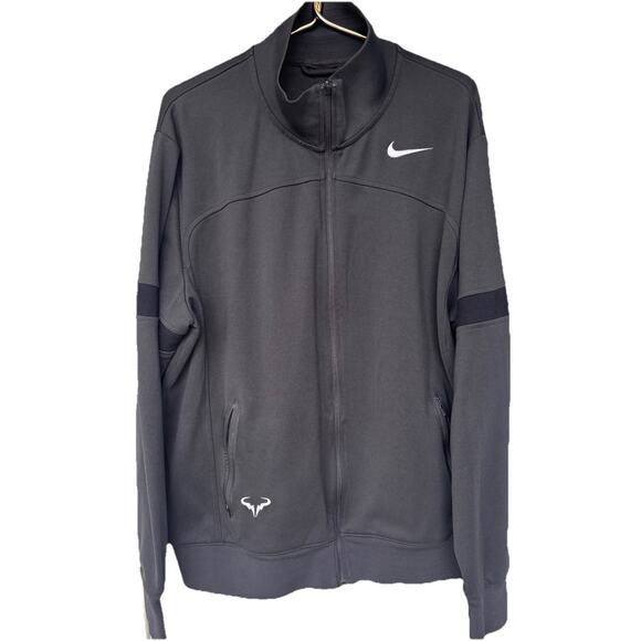 Nike Other - Nike Rafa Nadal Wimbledon 2011 Jacket Black Mens Tennis Track Rare XL US Open